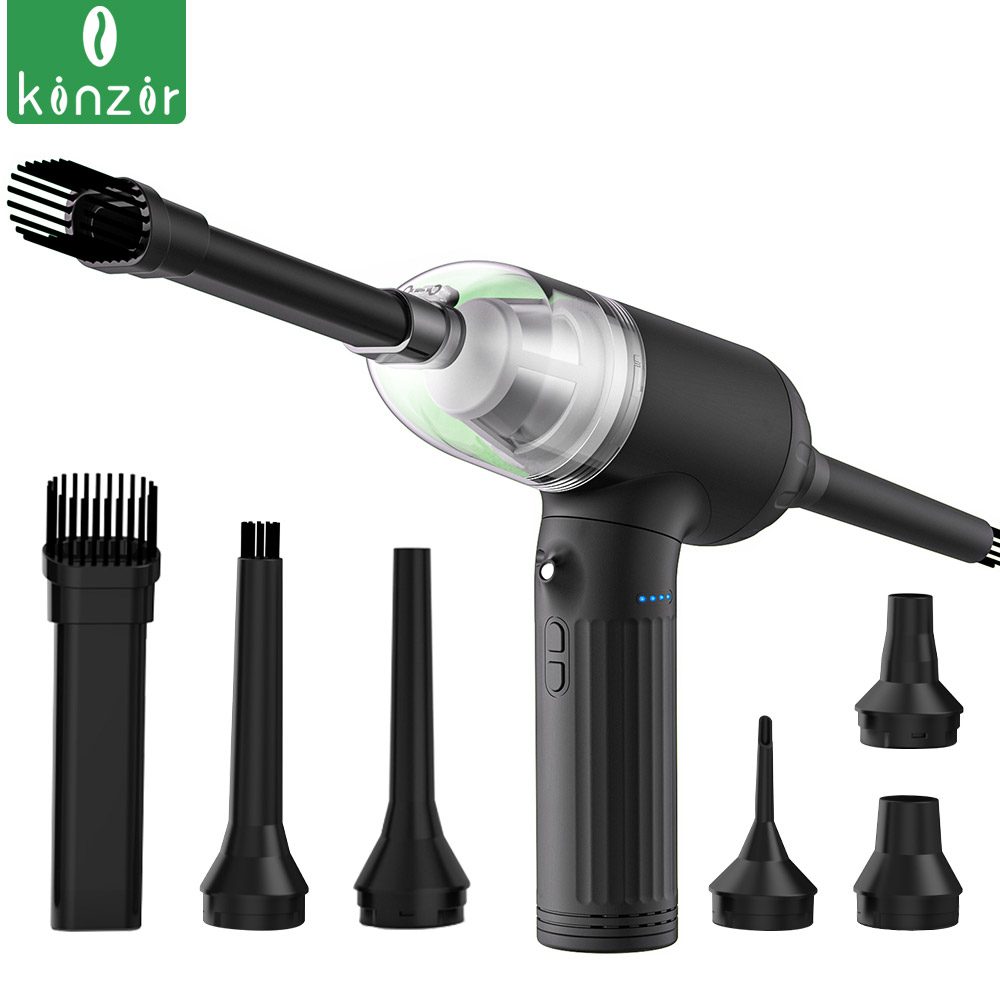 Wholesale 1,2000pa Smart Handheld Cordless Car Vacuum Cleaner & Air Duster VC16 with Night Lighting Function