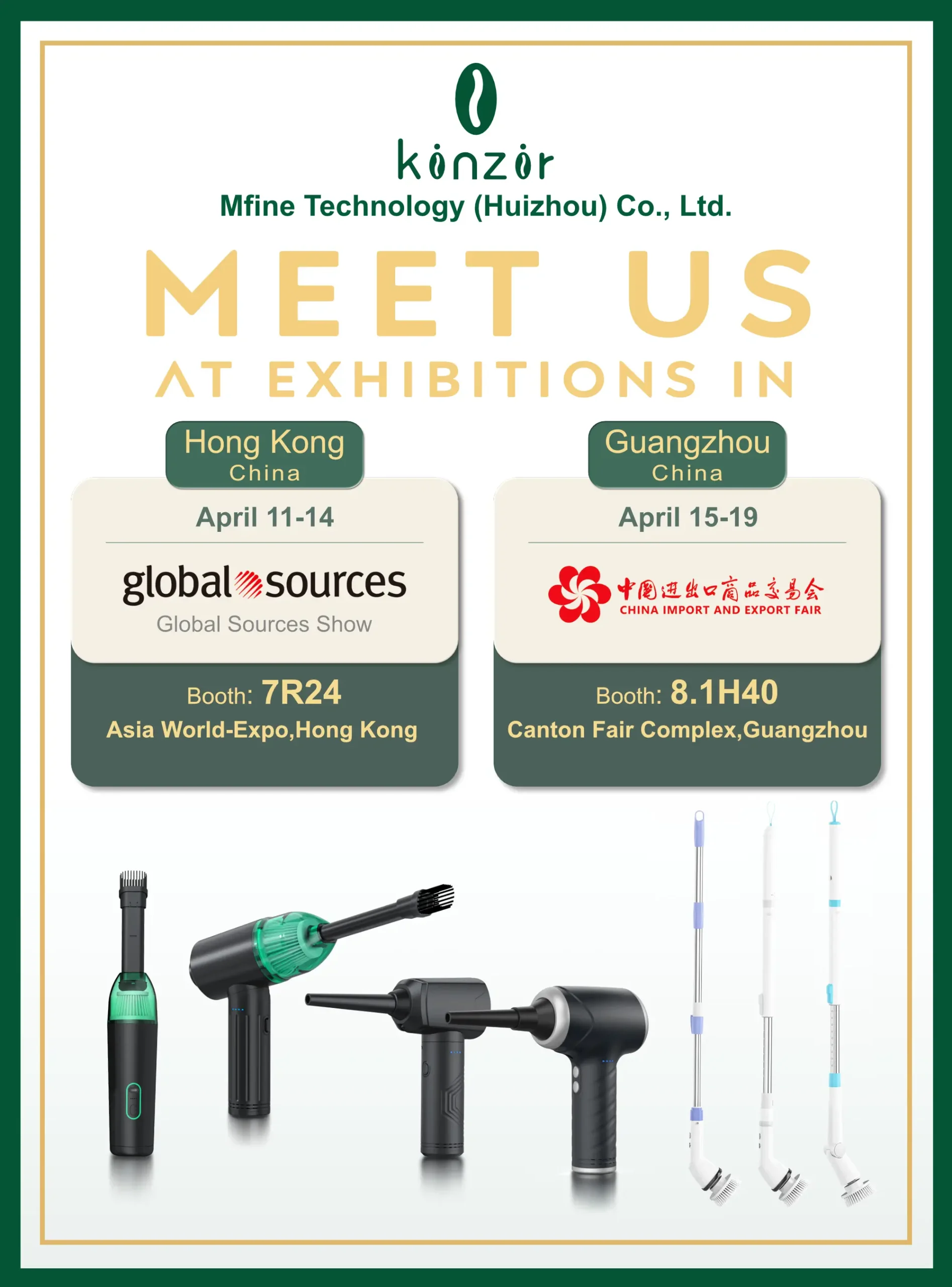 Kinzir Set to Showcase at the Global Sources Hong Kong Consumer Electronics Trade Show 2024 in April - News - 3
