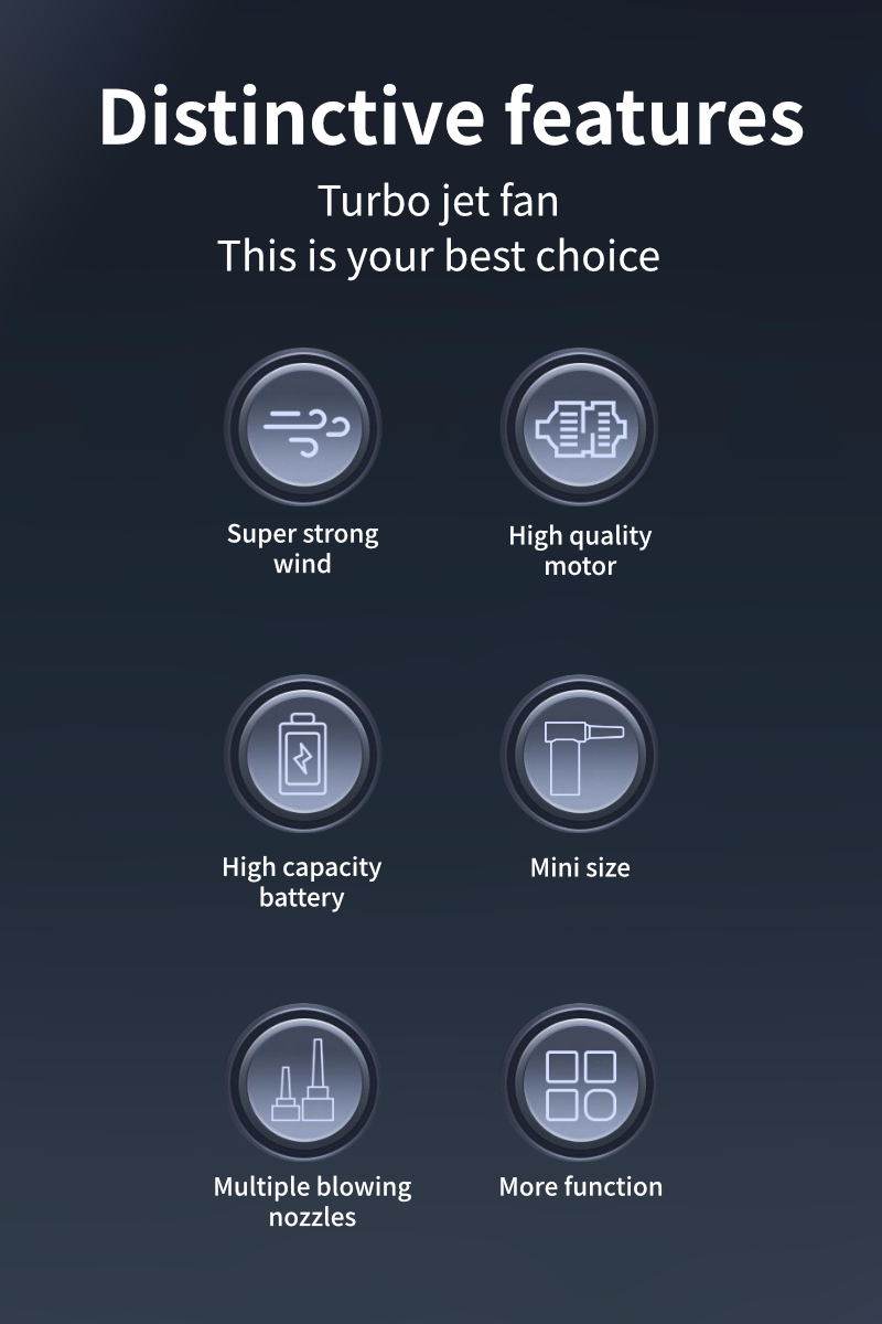 Kinzir 150W Turbo Blower/Vacuum with Type-C Fast Charging | 4000mAh Dual Batteries 150mins Runtime | 7.5Kpa Suction 8-Speed BLDC Motor - Electric Air blowers - 2