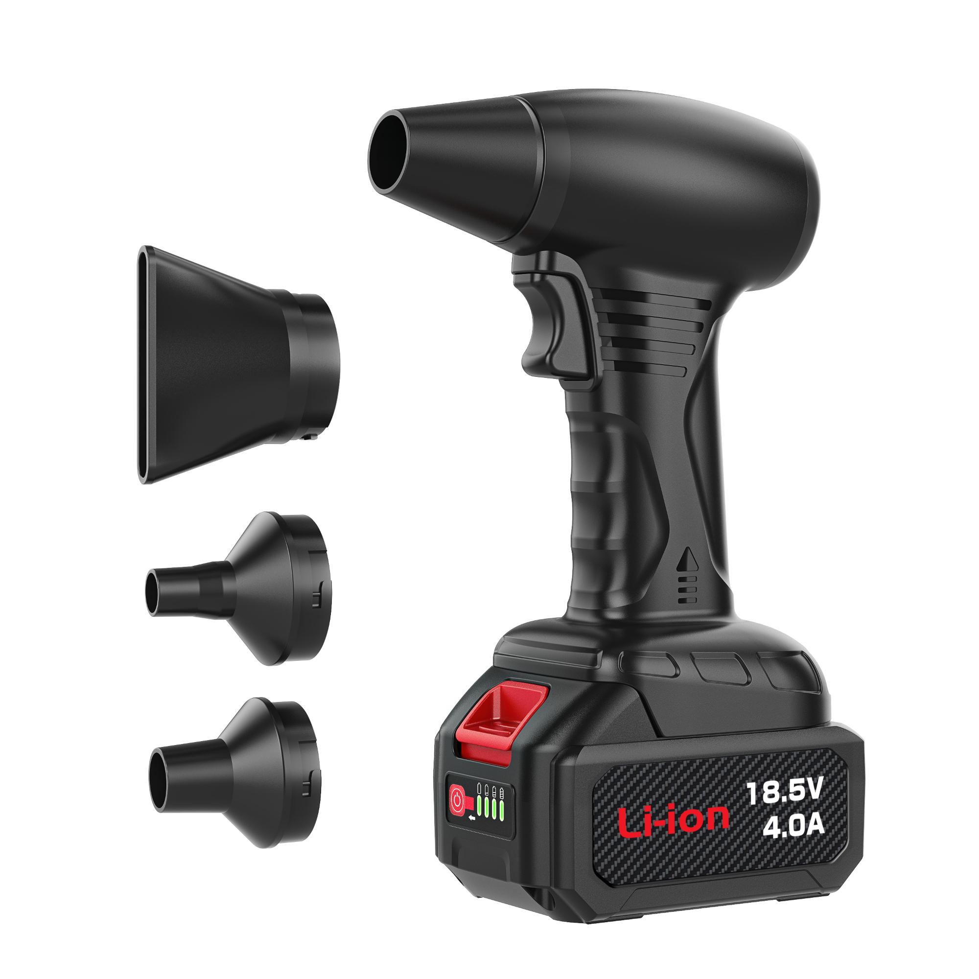 Kinzir Industrial-Grade Turbo Blower - High-Velocity Violent Air Duster for Heavy-Duty Snow, Water & Leaf Removal | Extreme Force Electric Pressure Blower - Brushless Air Dusters - 1