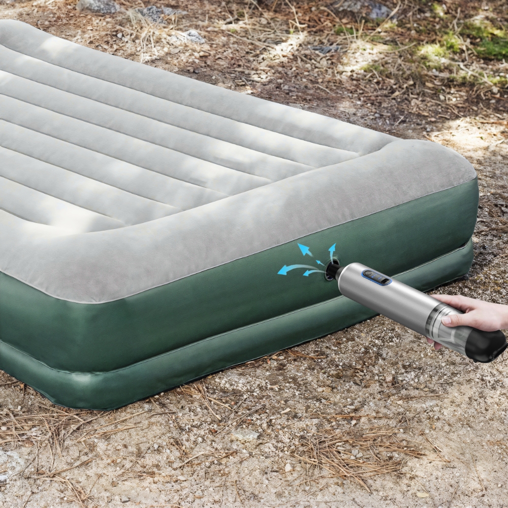 Kinzir VC22  Handheld Car Vacuum Cleaner, 20000Pa Vacuum Cleaner and Air Duster, 120W High Power Hand Held Vacuum and Multi-Nozzles for Car, Home, Office, Pet - Cordless Vacuum Cleaners - 4