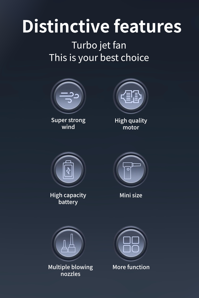 Kinzir VC57 2-in-1 Cordless Air Duster & Vacuum, 130,000 RPM Turbo Fan, 4-Speed Adjustable, Fast Charging, for Computer, Keyboard, Car, and Home Cleaning - Cordless Vacuum Cleaners - 8