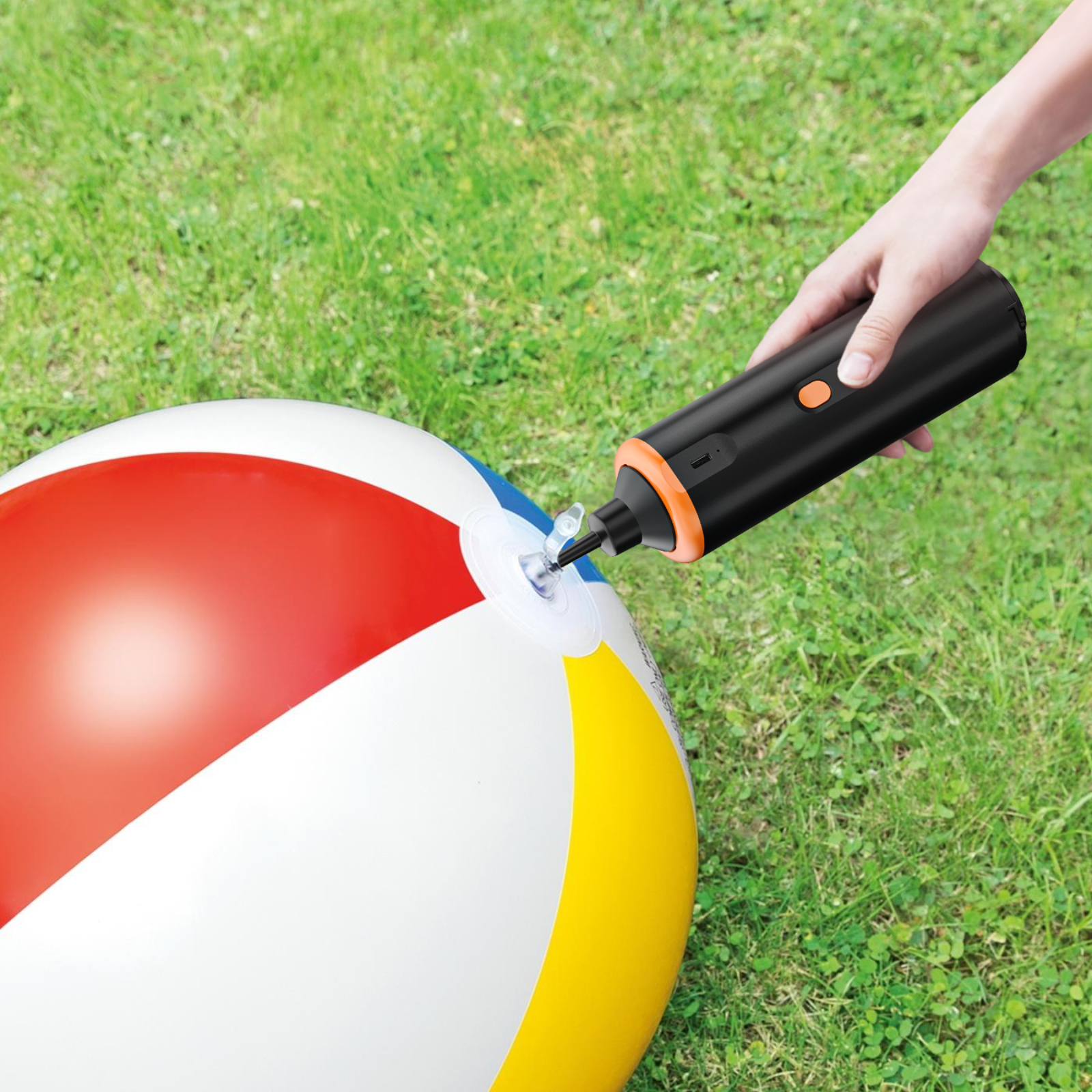 Kinzir VC28B Car Vacuum Portable Cordless Handheld Vacuum Cleaner 8-in-1 Mini Cordless Vacuum with 2 Suction Modes and 12000pa Suction Power Blowing & Inflating 2 Modes Handheld Vacuum for Car, Desk, Keyboards - Cordless Vacuum Cleaners - 13