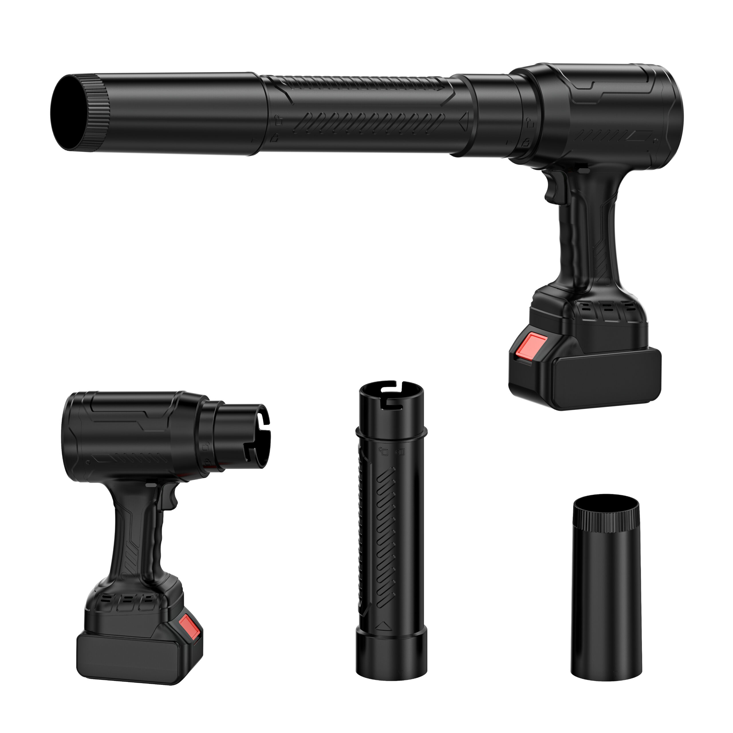 Kinzir AD61 800W Max Cordless Leaf Blower with Removable Battery & Variable Speed, Lightweight for Lawn, Yard, Patio & Dust Cleaning - Electric Air blowers - 1