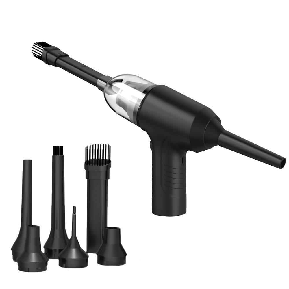 Kinzir VC40 Portable Cordless Car Vacuum, 2-in-1 Vacuum Cleaner & Air Duster with Brushless Motor, 6000mAh Battery, Multi-bicos para carro, Lar, Escritório & Pet Care Kinzir VC40 Portable Cordless Car Vacuum, 2-in-1 Vacuum Cleaner & Air Duster with Brushless Motor, 6000mAh Battery, Multi-Nozzles for Car, Home, Office & Pet Care