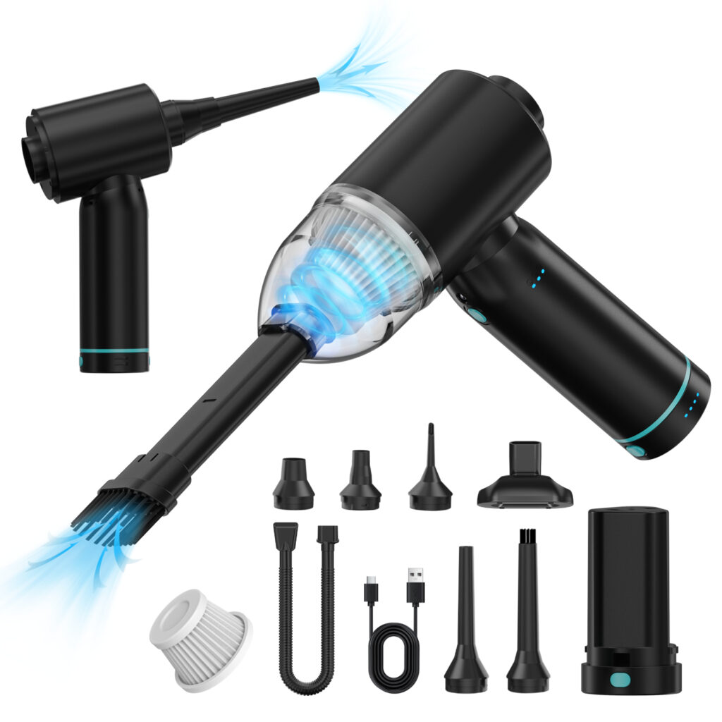 VC26 2-in-1 Handheld Vacuum & Air Blower with Removable Battery for Car & Дом VC26 2-in-1 Handheld Vacuum & Air Blower with Removable Battery for Car & Home